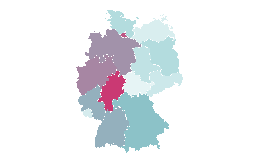 Afinidad por región — Golden State Warriors, Alemania