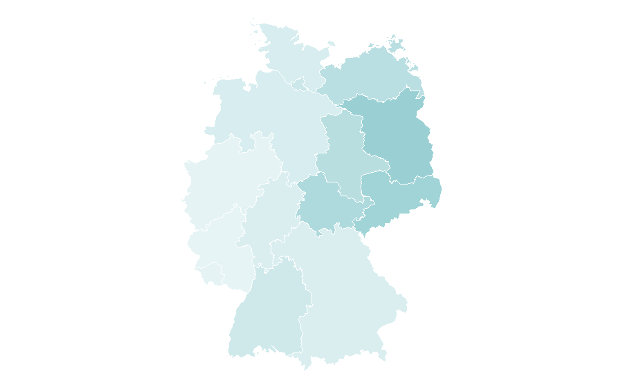 Affinity by region — Good Bye, Lenin!, Germany