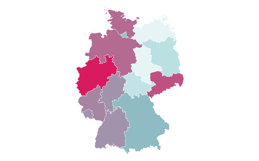 Affinity by region — Google Home, Germany