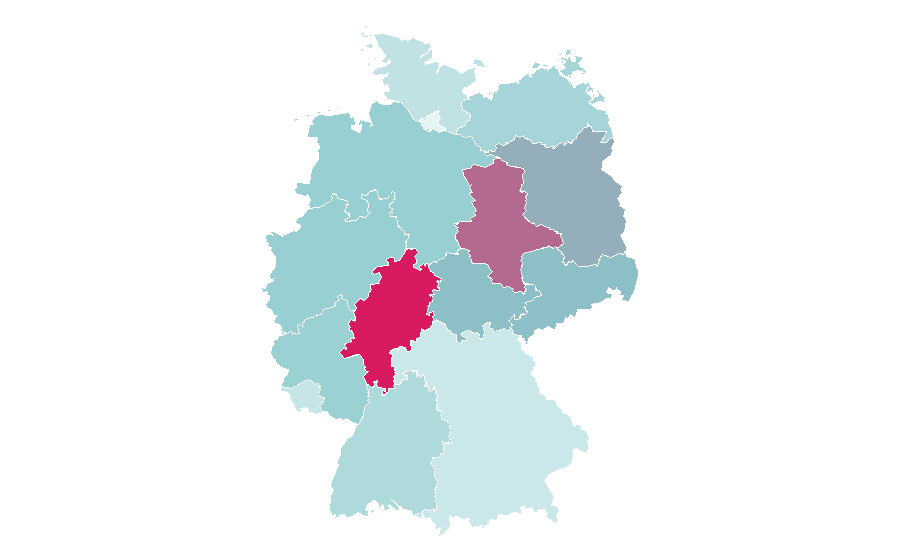 Affinity by region — Google Play, Germany