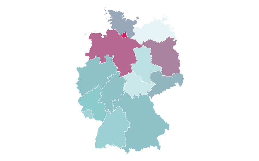 Affinity by region — Google Wallet, Germany