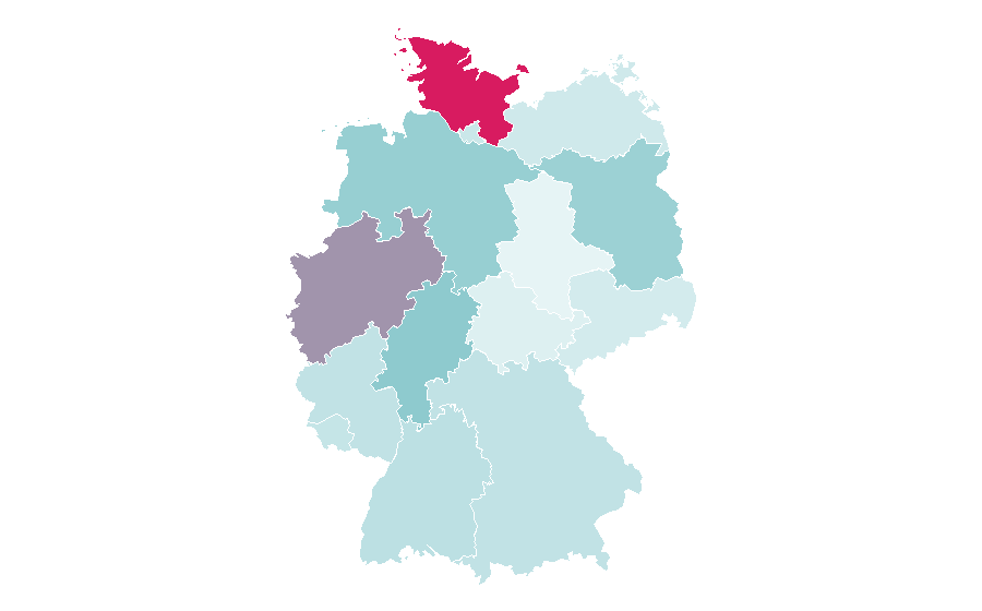 Affinity by region — Goon, Germany