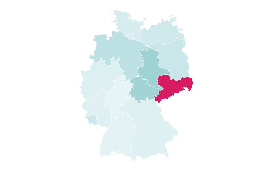 Affinity by region — Gothic rock, Germany