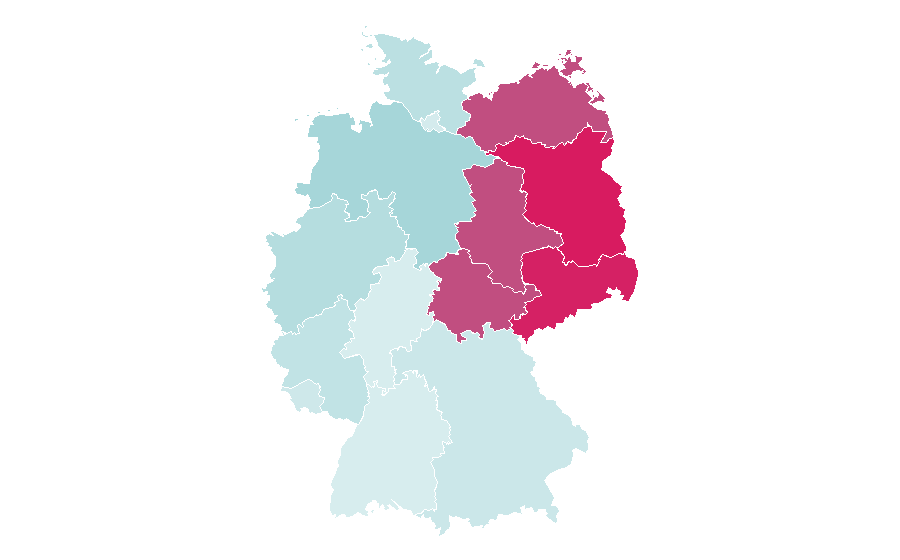 Affinité par région — Government, Allemagne