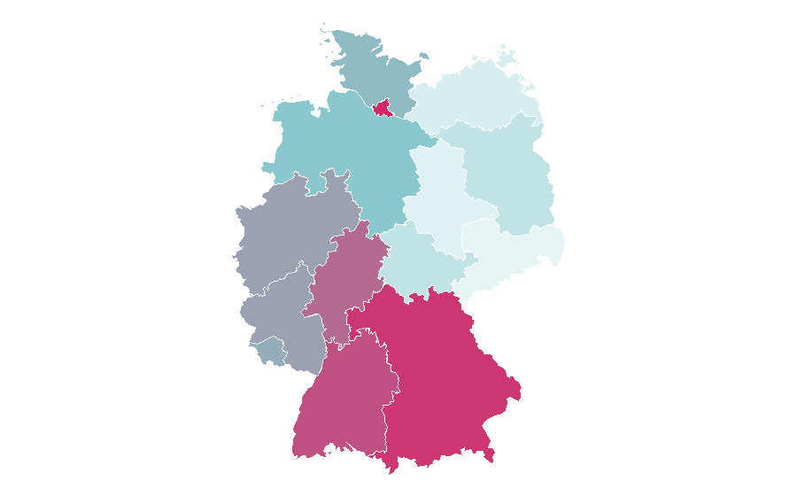 Affinity by region — Grace Kelly, Germany