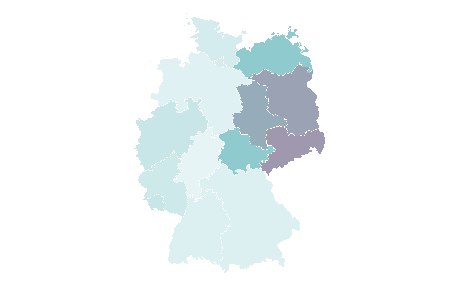 Affinité par région — Graffiti, Allemagne