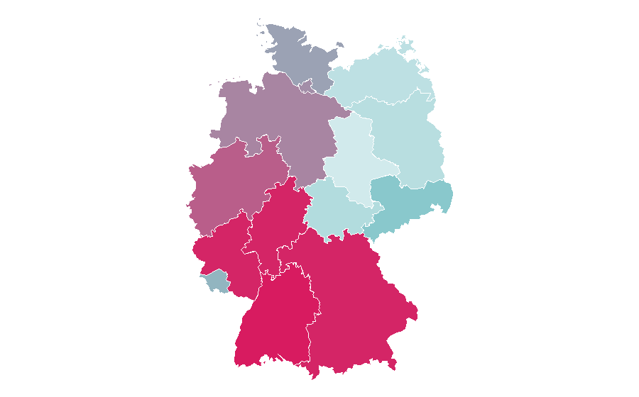 Affinity by region — Gran Canaria, Germany