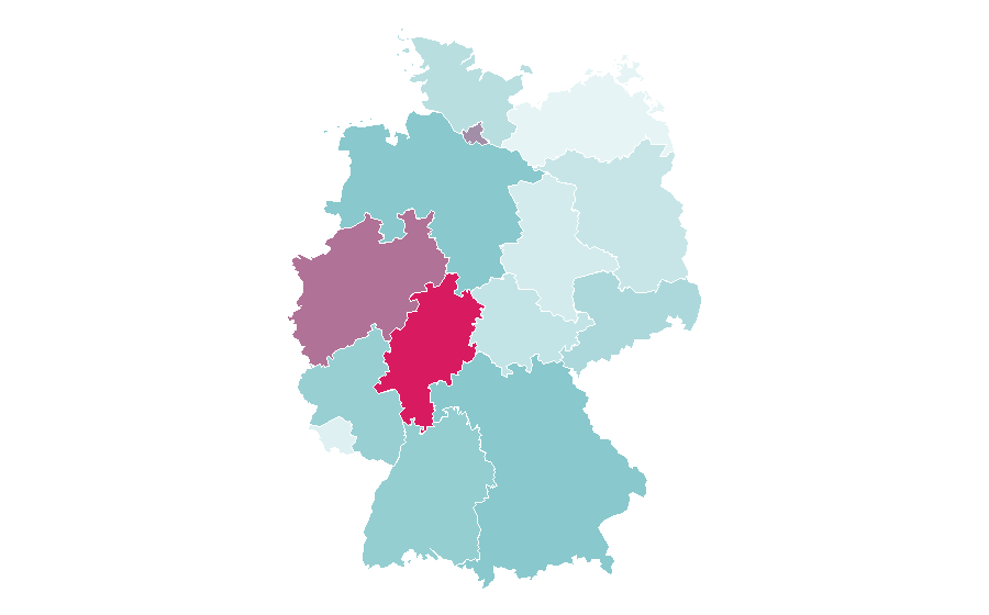 Affinity by region — Grape, Germany