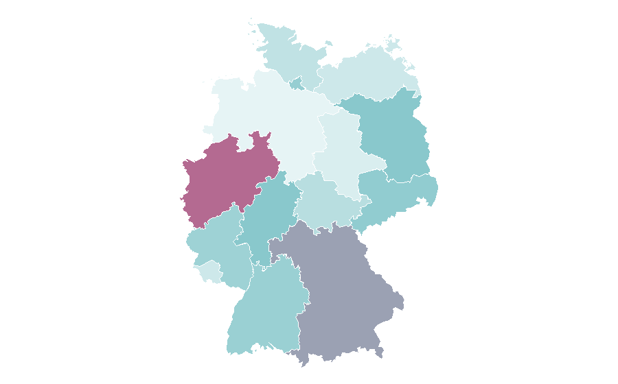 Affinity by region — Great Britain, Germany