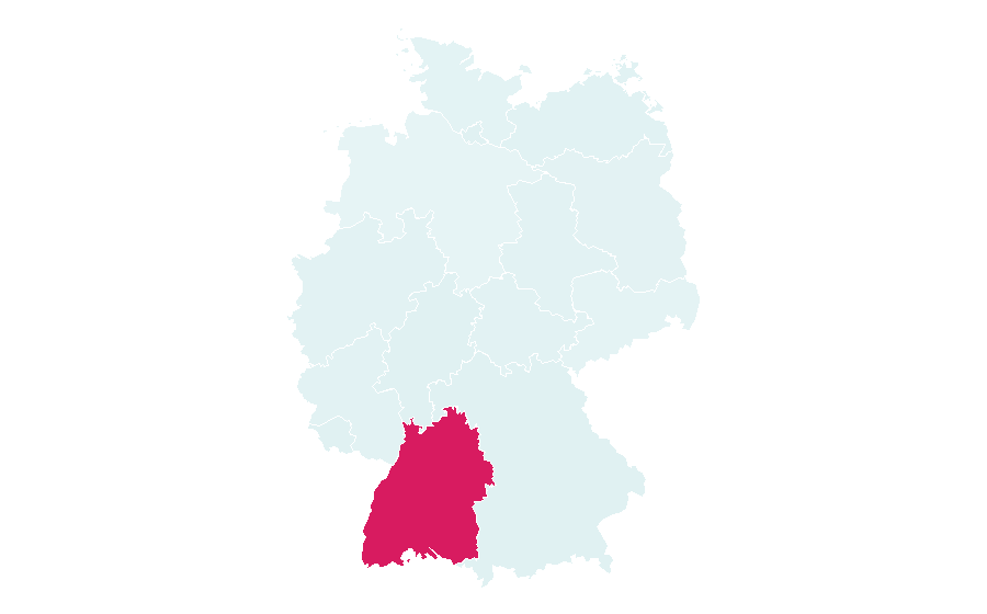Affinity by region — Greek cuisine, Germany