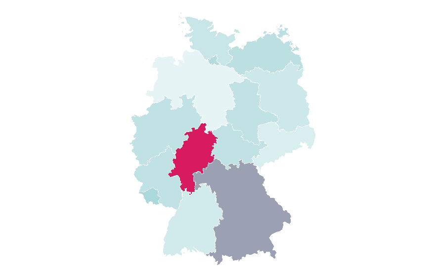 Affinity by region — Green (Color), Germany