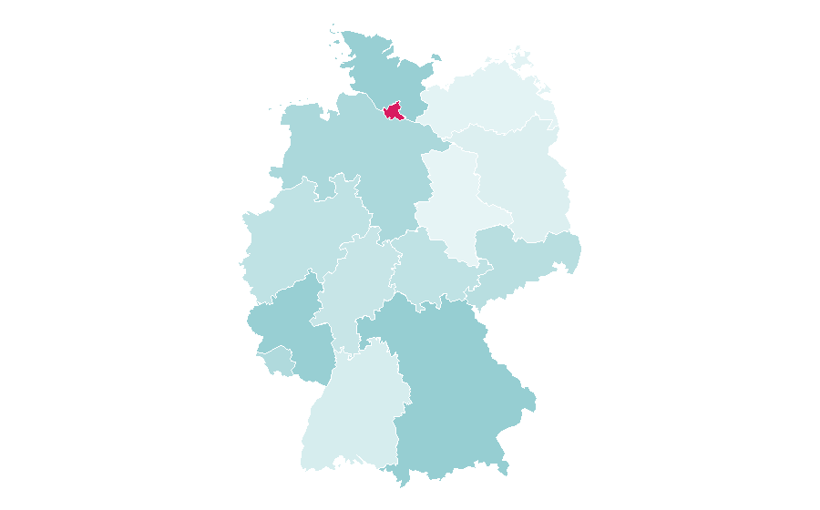 Affinity by region — Green Day, Germany