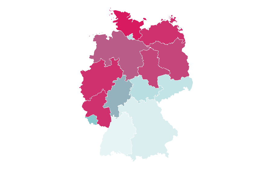 Affinity by region — Green Lantern, Germany