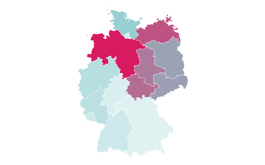 Affinity by region — Greenbeats, Germany