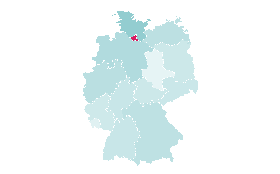 Affinity by region — Greenpeace, Germany