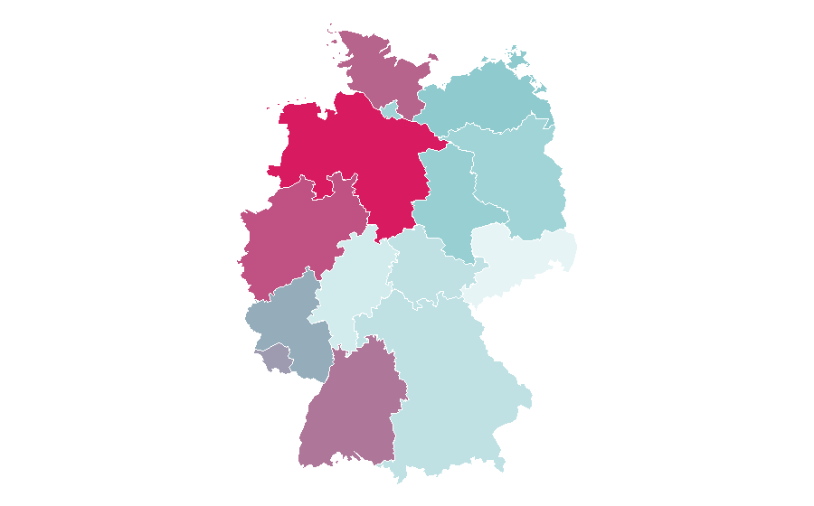 Affinity by region — Grimm (TV series), Germany
