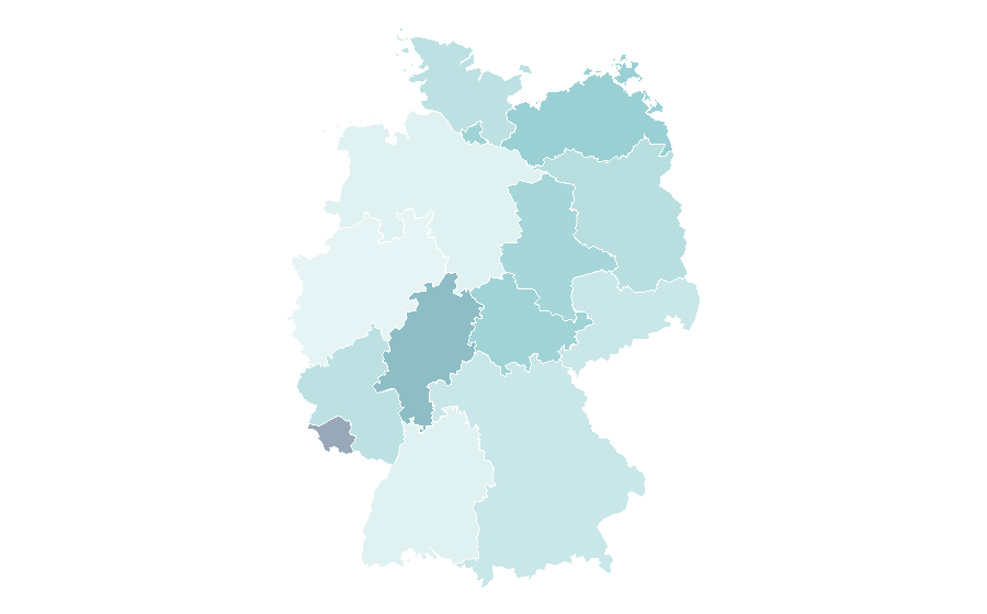 Affinity by region — Ground meat, Germany