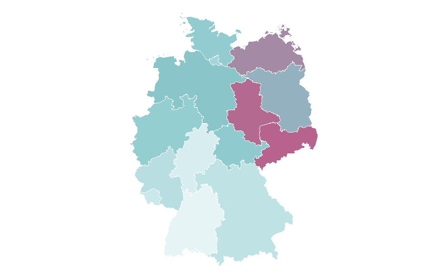 Affinity by region — Grover, Germany