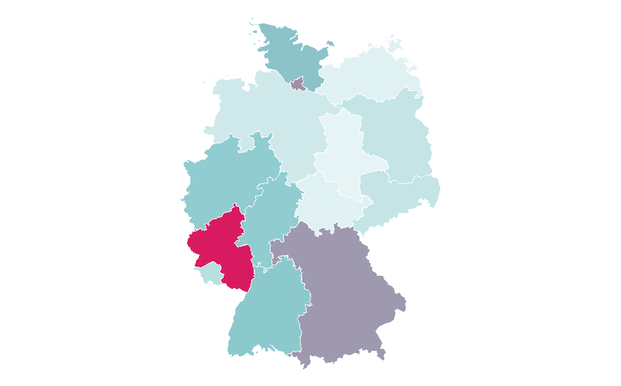 Affinity by region — Guessing, Germany