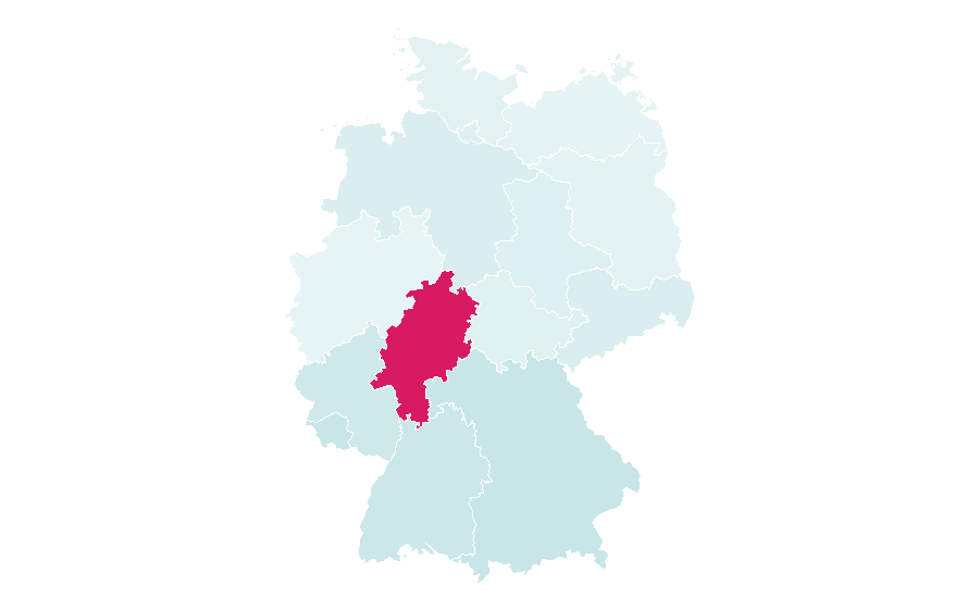 Affinity by region — Guest house, Germany
