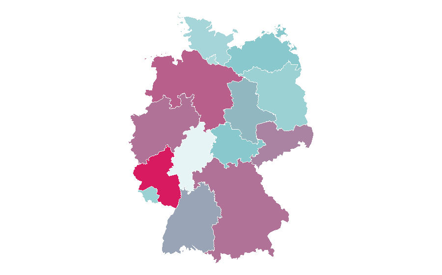 Affinity by region — Guinea pig, Germany