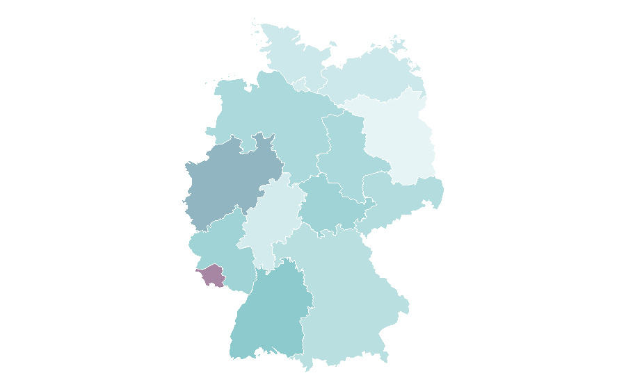 Affinity by region — Guitar amplifier, Germany