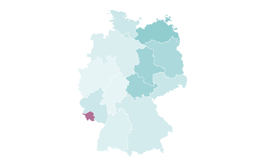 Affinity by region — Guitar solo, Germany