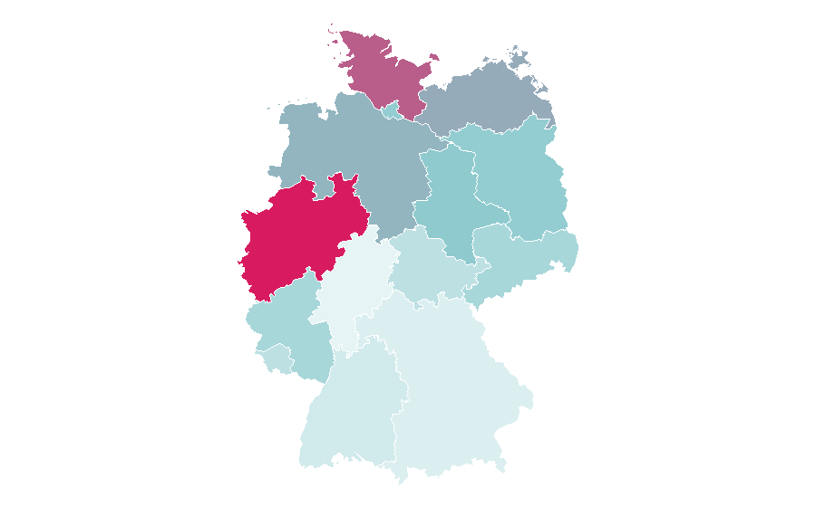 Affinity by region — Gülcan Kamps, Germany
