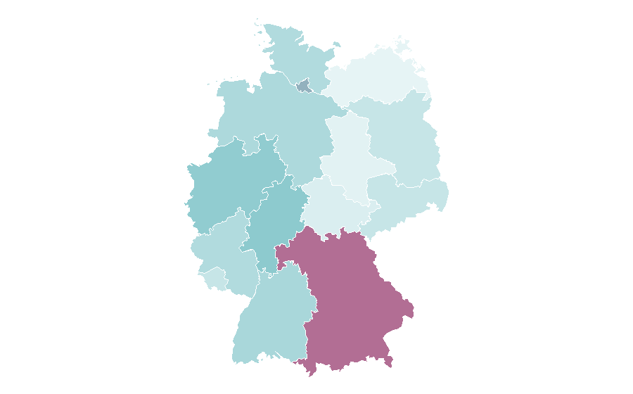 Affinity by region — Gwyneth Paltrow, Germany