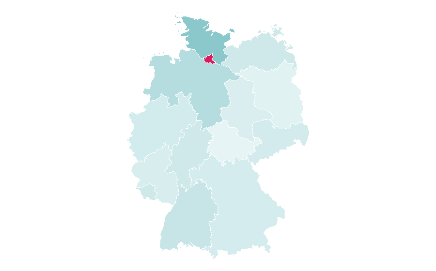 Affinity by region — Gzuz, Germany