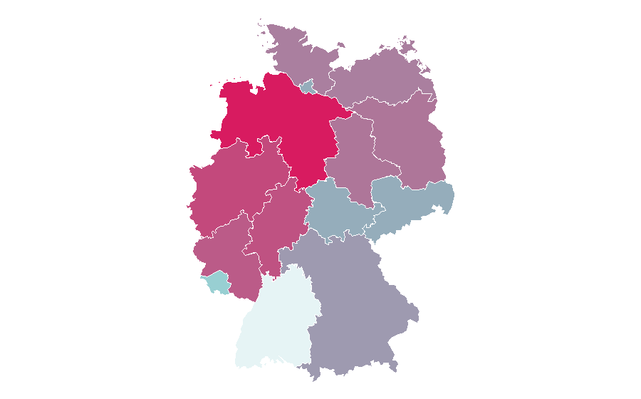 Affinity by region — Hacksaw Ridge, Germany