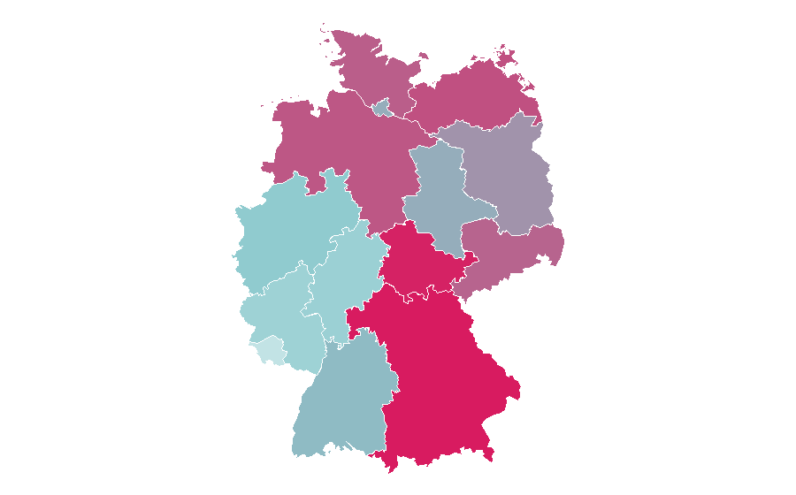 Affinity by region — Haflinger, Germany