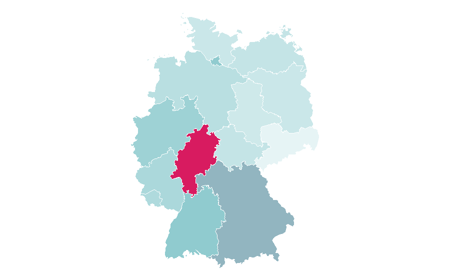 Affinité par région — Hair Extensions, Allemagne