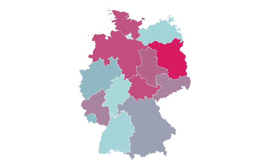 Affinité par région — Halara, Allemagne