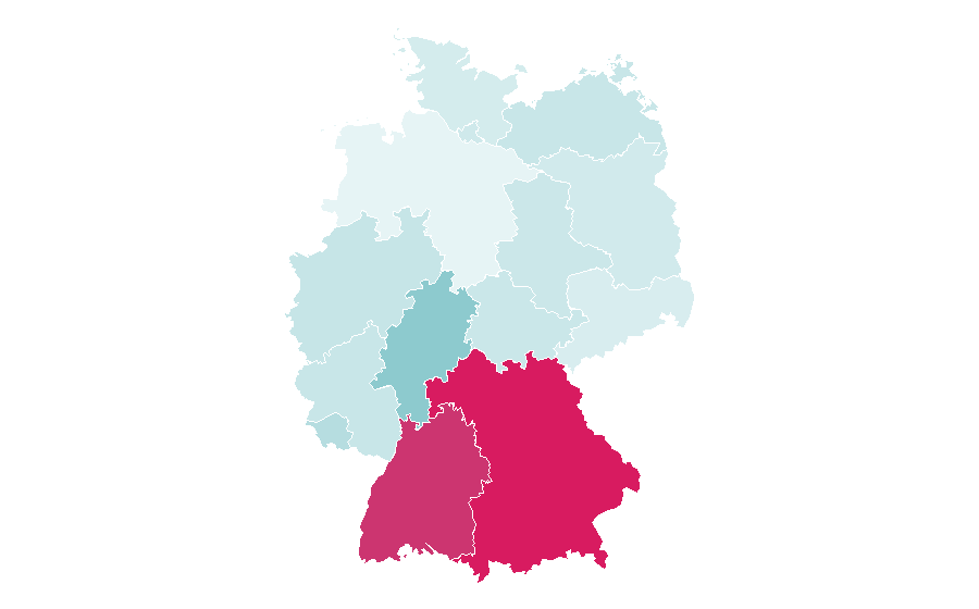 Affinity by region — Halid Bešlić, Germany