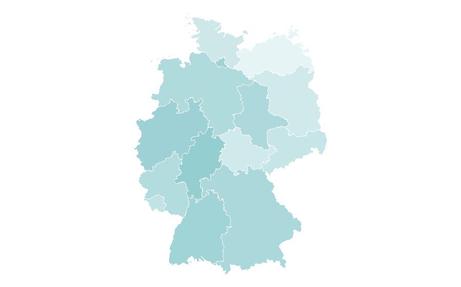 Affinity by region — Halls (cough drop), Germany
