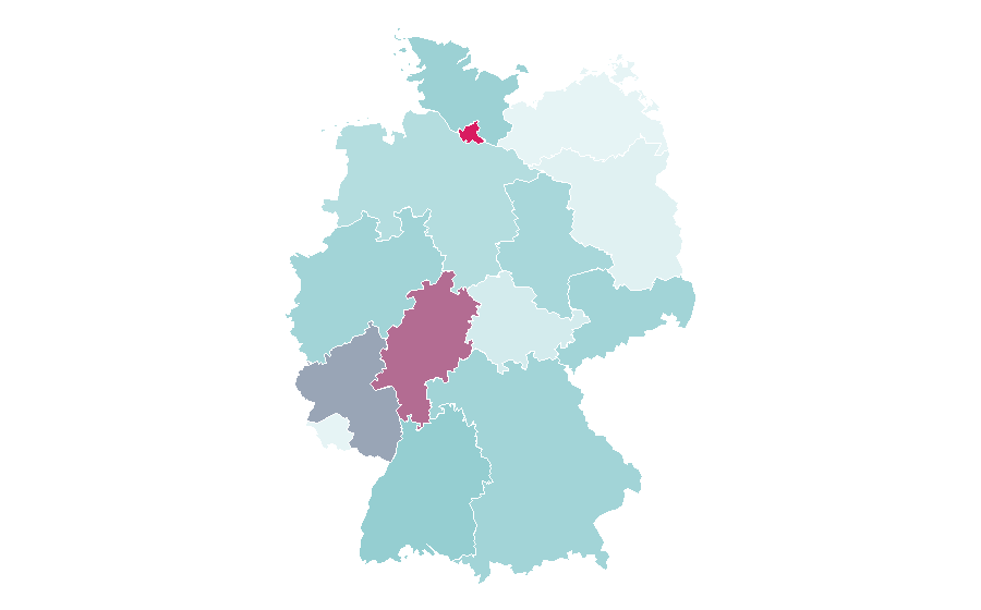 Affinity by region — Halo (series), Germany