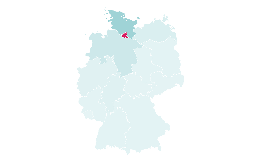 Affinité par région — Hamburg, Allemagne