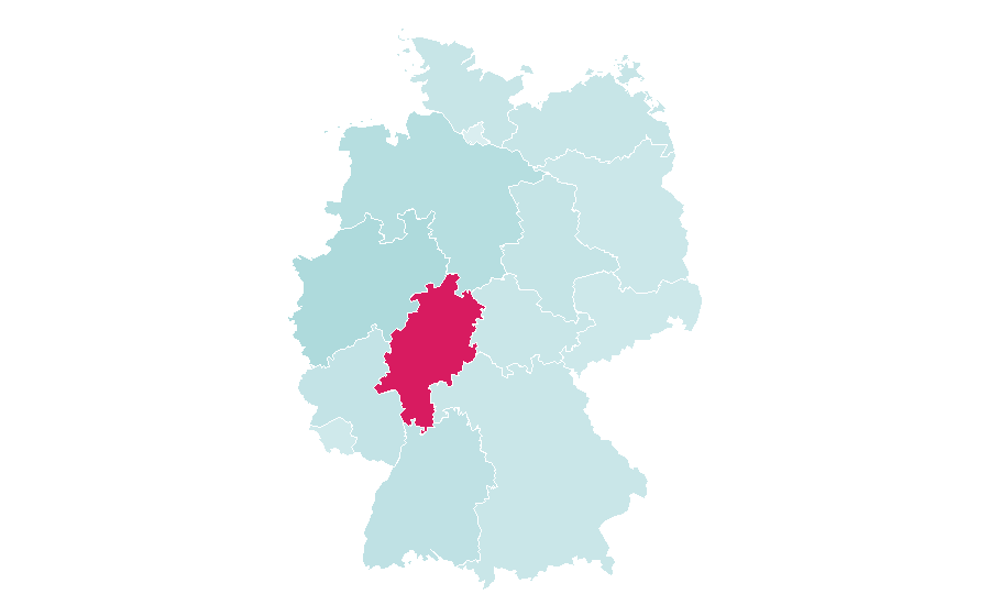 Affinity by region — Hamster, Germany