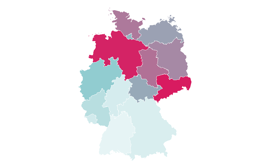 Affinity by region — Hand of Blood, Germany