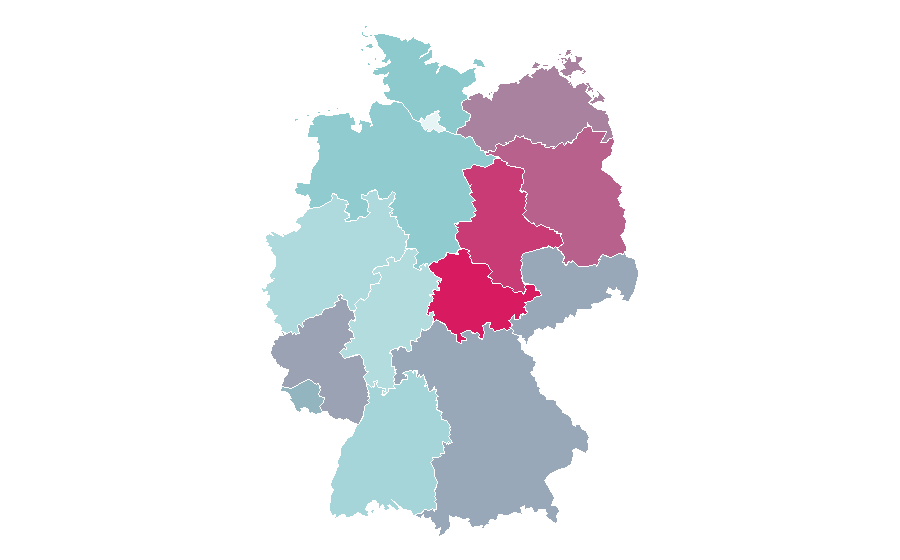 Affinity by region — Hannelore Elsner, Germany