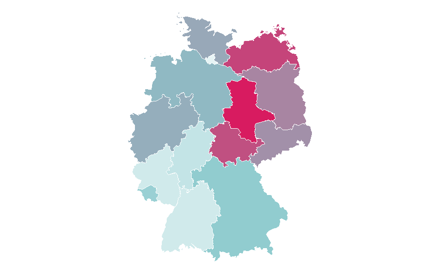 Affinity by region — Hannes Jaenicke, Germany