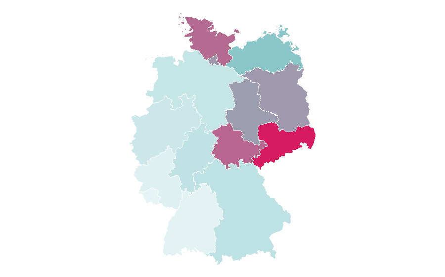 Affinity by region — Hans Christian Andersen, Germany