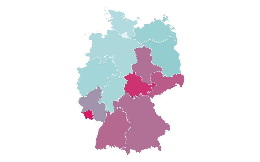 Affinity by region — Hans Sigl, Germany