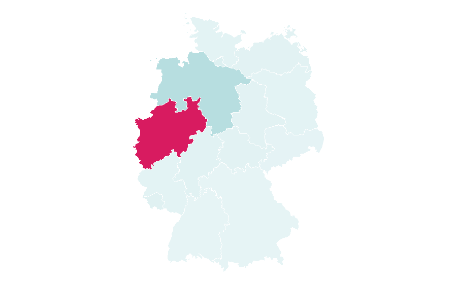 Affinity by region — Hardeck, Germany