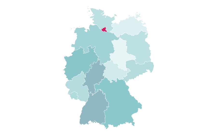 Affinity by region — Harissa (dish), Germany