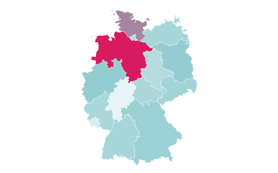 Affinité par région — Harriet Herbig-Matten, Allemagne