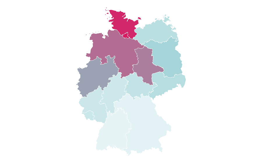 Affinity by region — Harry Brot, Germany