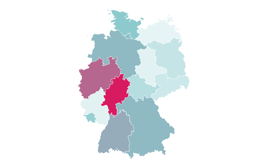 Affinity by region — Harvard University, Germany