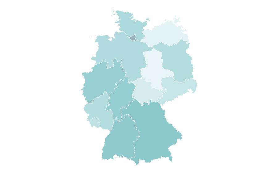 Affinity by region — Harvey Weinstein, Germany
